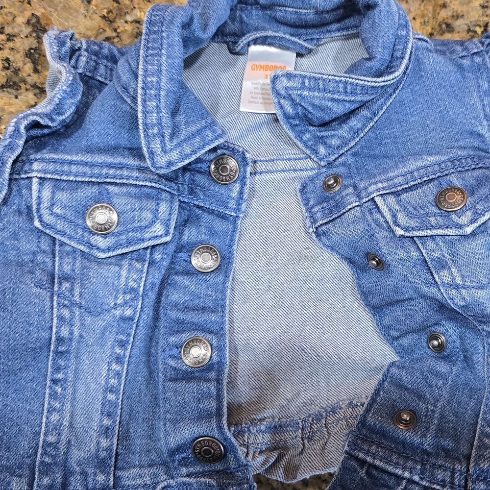Gymboree Blue Denim Jacket Vest for Kids
